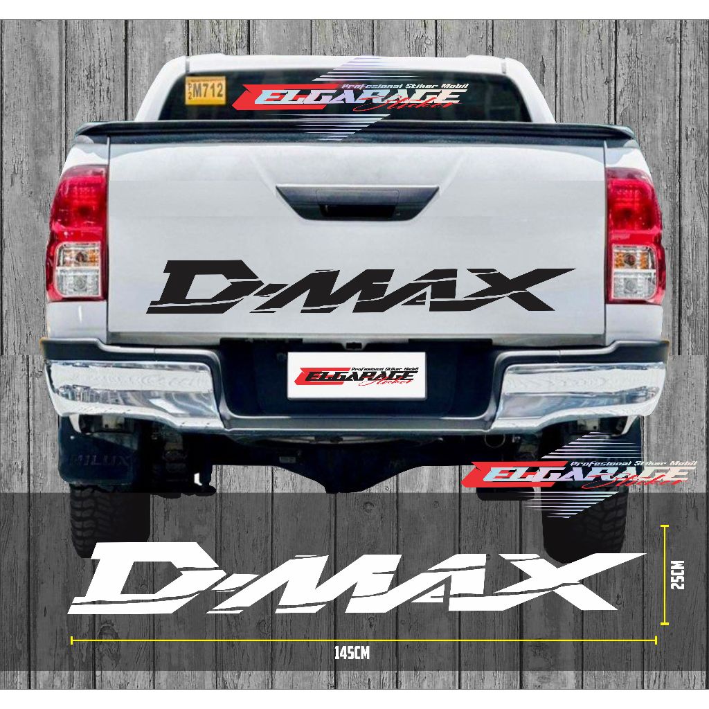 Sticker bak mobil dmax sticker bak belakang mobil dmax terlaris stiker mobil dmax - elgarage01