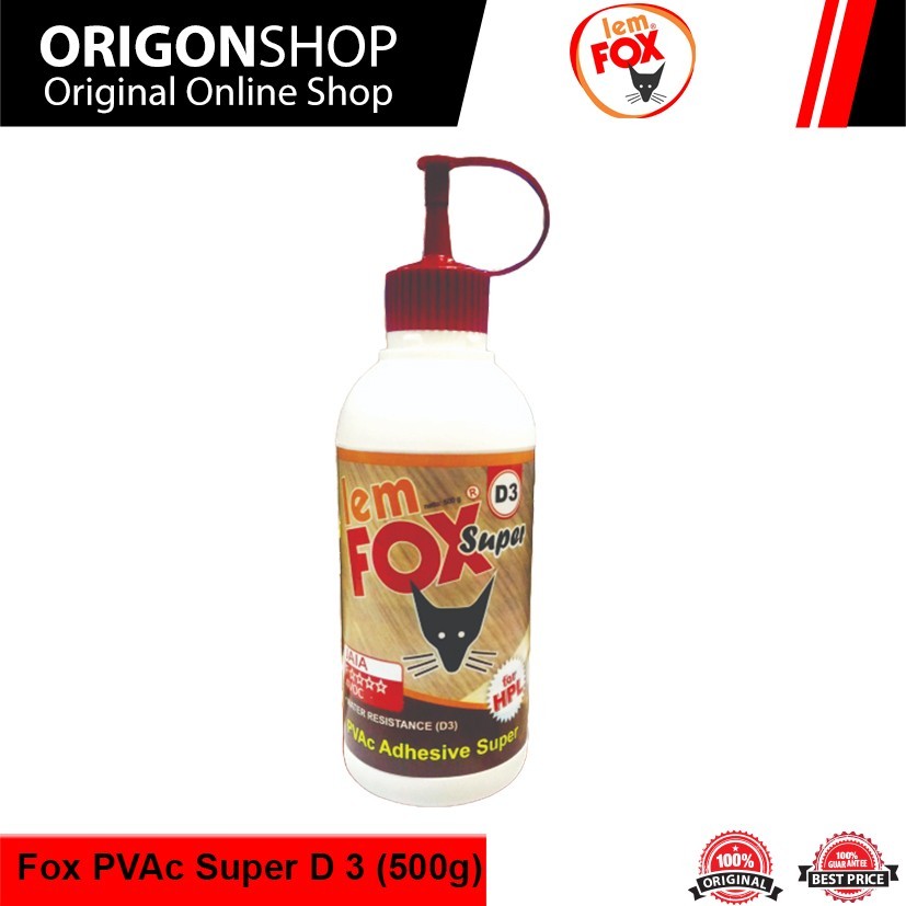 

Fox PVAc Super D 3 Btl Plst Squeeze 500 g