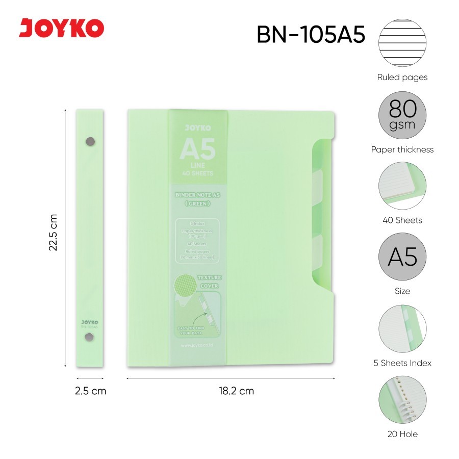 

Joyko Binder Note A5 BN-105A5