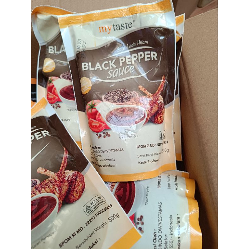

MY TASTE BLACK PEPPER SAUCE / SAUS BLACK PEPPER 500GR