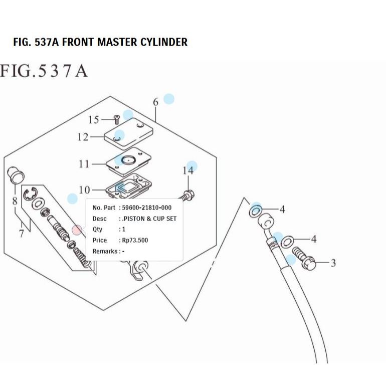 SEAL MASTER REM DEPAN SATRIA FU INJEKSI