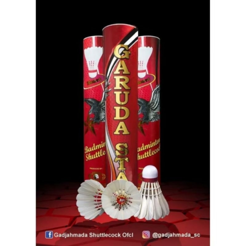 KOK BADMINTON/BULUTANGKIS SHUTTLECOCK/KOK GARUDA STAR MERAH ORIGINAL