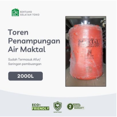 Toren Air/ Tangki Tandon Wadah Penampungan Air MAKTAL 2000 Liter