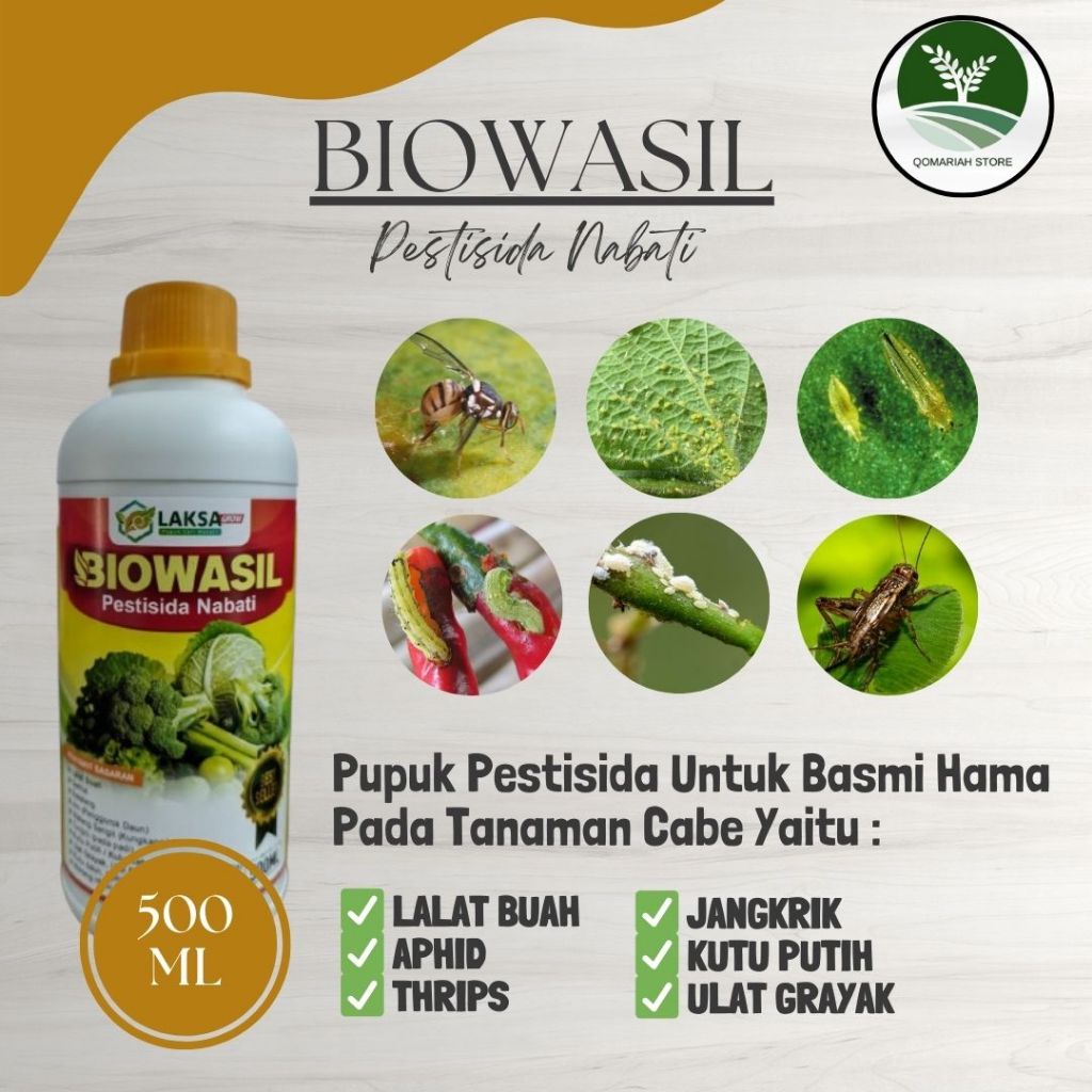 COD BIOWASIL - OBAT HAMA PADI SAWAH PALING BAGUS - Pestisida Padi Terbaik Basmi Hama Tanaman Padi - 