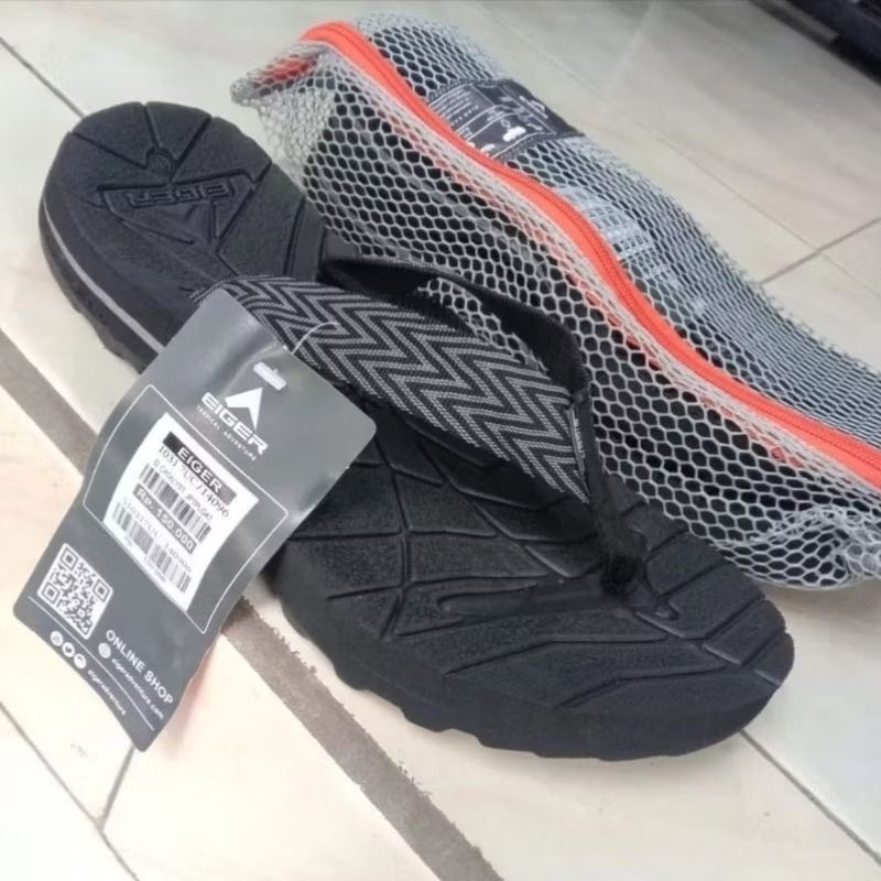 EIGER1989 ORIGINAL 100% - Sandal Eiger1989 Original Jepit Kinkajou Pria Wanita High Quality Size 39-