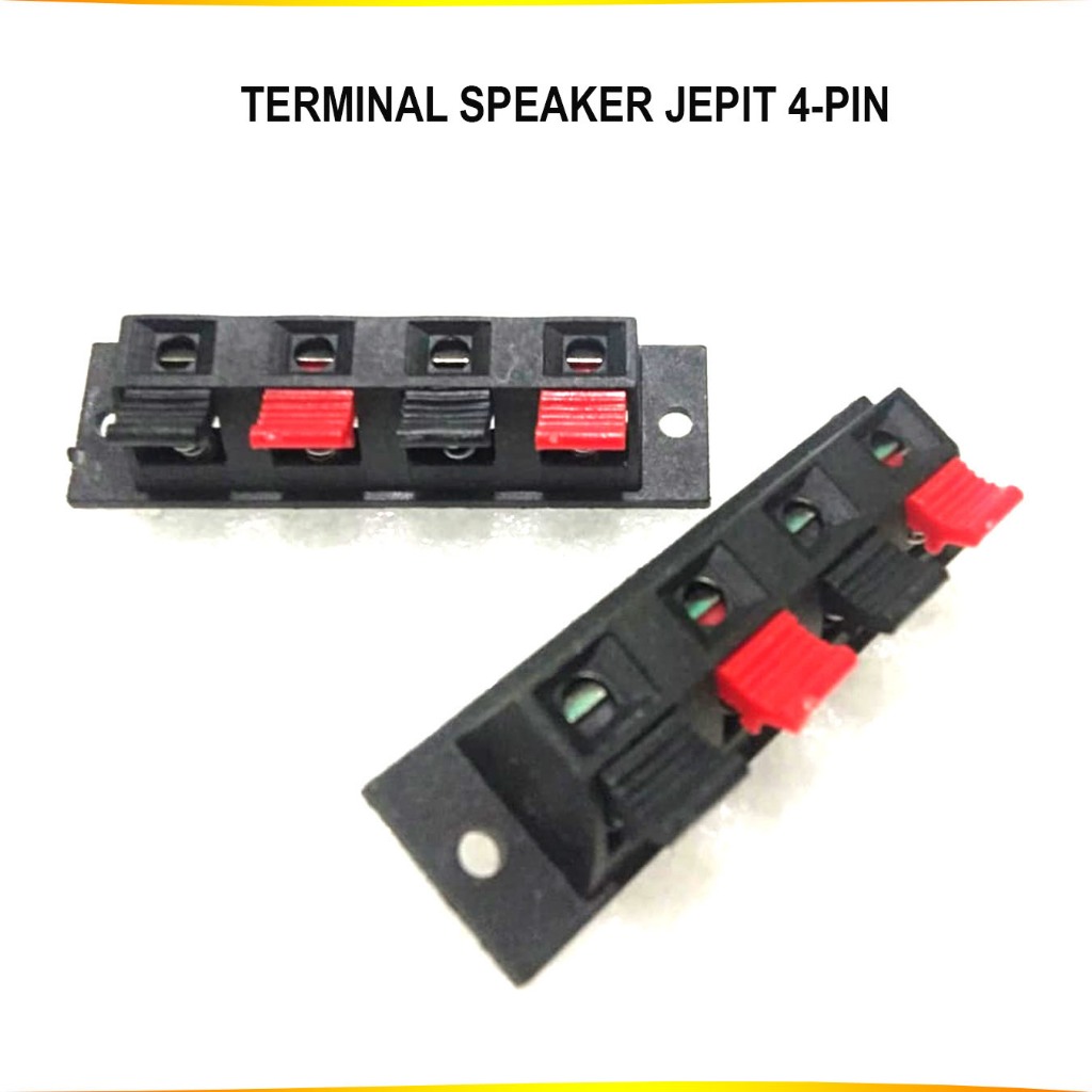 TERMINAL SPEAKER JEPIT 4PIN TERMINAL JEPIT SPEAKER 4LOBANG
