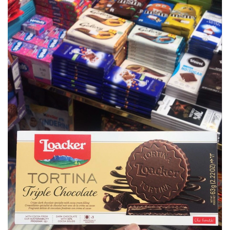 

Loacker Tortina triple chocolate