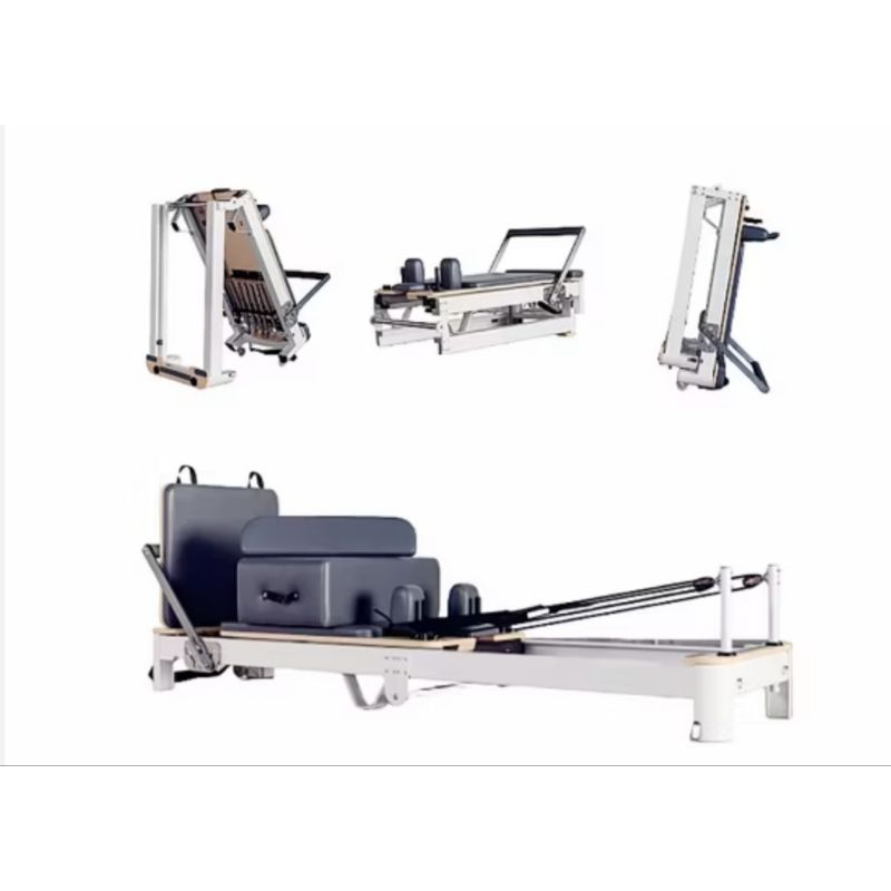 Alat Yoga Pilates Machine Folding Reformer Alumunium Alloy bs-af10