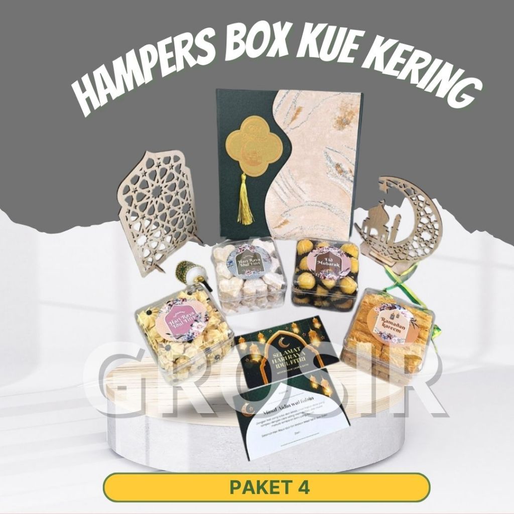 Hampers Box Kue Kering / Hampers Kue Kering Lebaran Premium / Hampers Spesial Lebaran