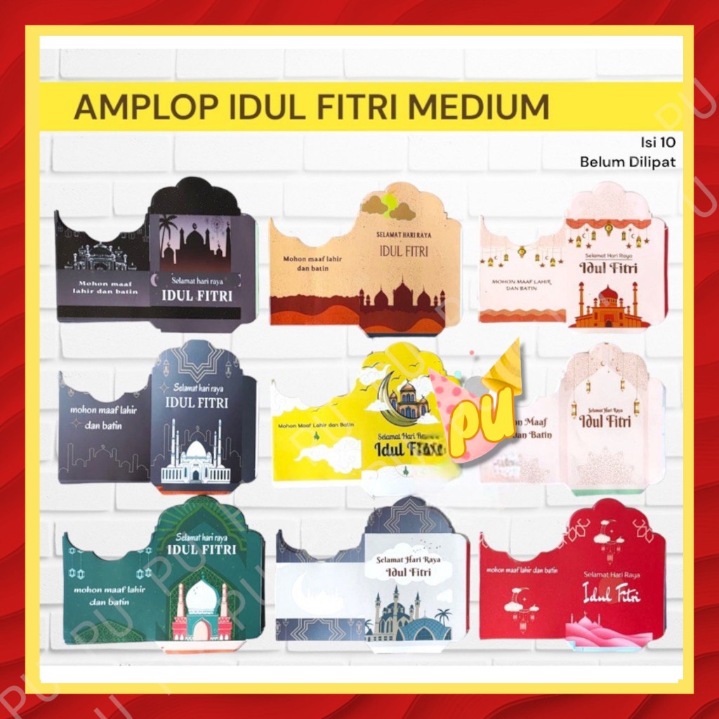 

Amplop LEBARAN IDUL FITRI MEDIUM Muslim Isi 10 / Angpau Idul Fitri Muslim SEDANG BELUM DILIPAT