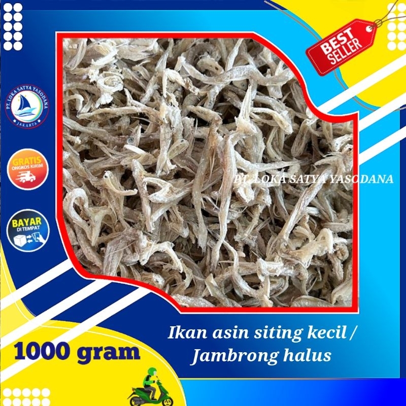 

ikan asin usam kecil / siting kun / jambrong super 1000gram / 1 kg