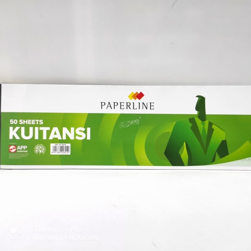 

Paperline kwitansi kuitansi 50 lembar PPLKT50B