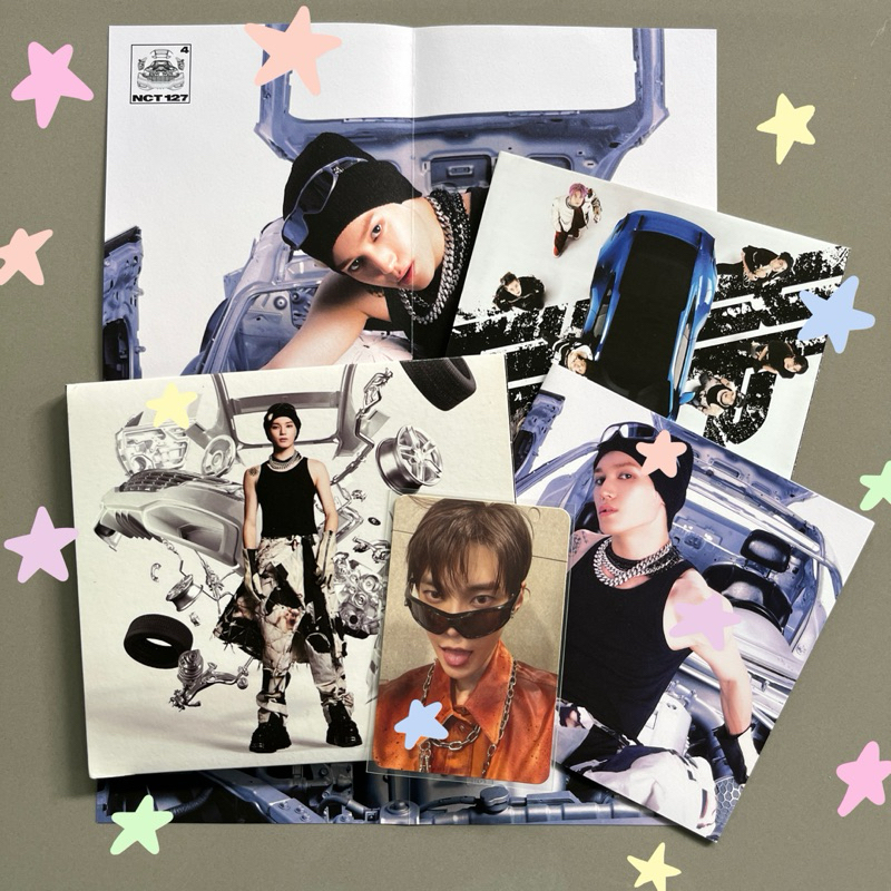 Digipack nct 127 2 baddies cover taeyong version unsealed photocard pc doyoung melet selca official