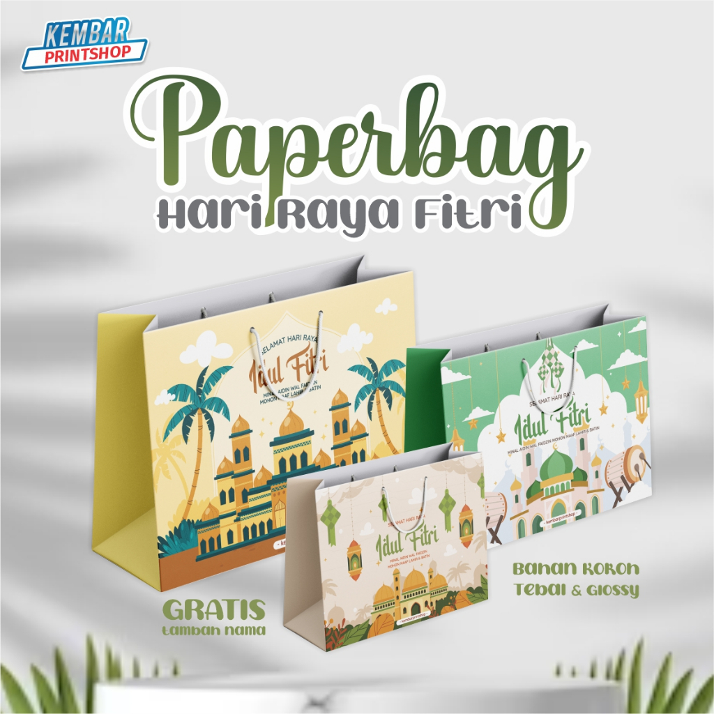 

PAPERBAG HARI RAYA LEBARAN PREMIUM PAPERBAG HAMPERS TAS LEBARAN TAS HARI RAYA KERTAS TEBAL MURAH