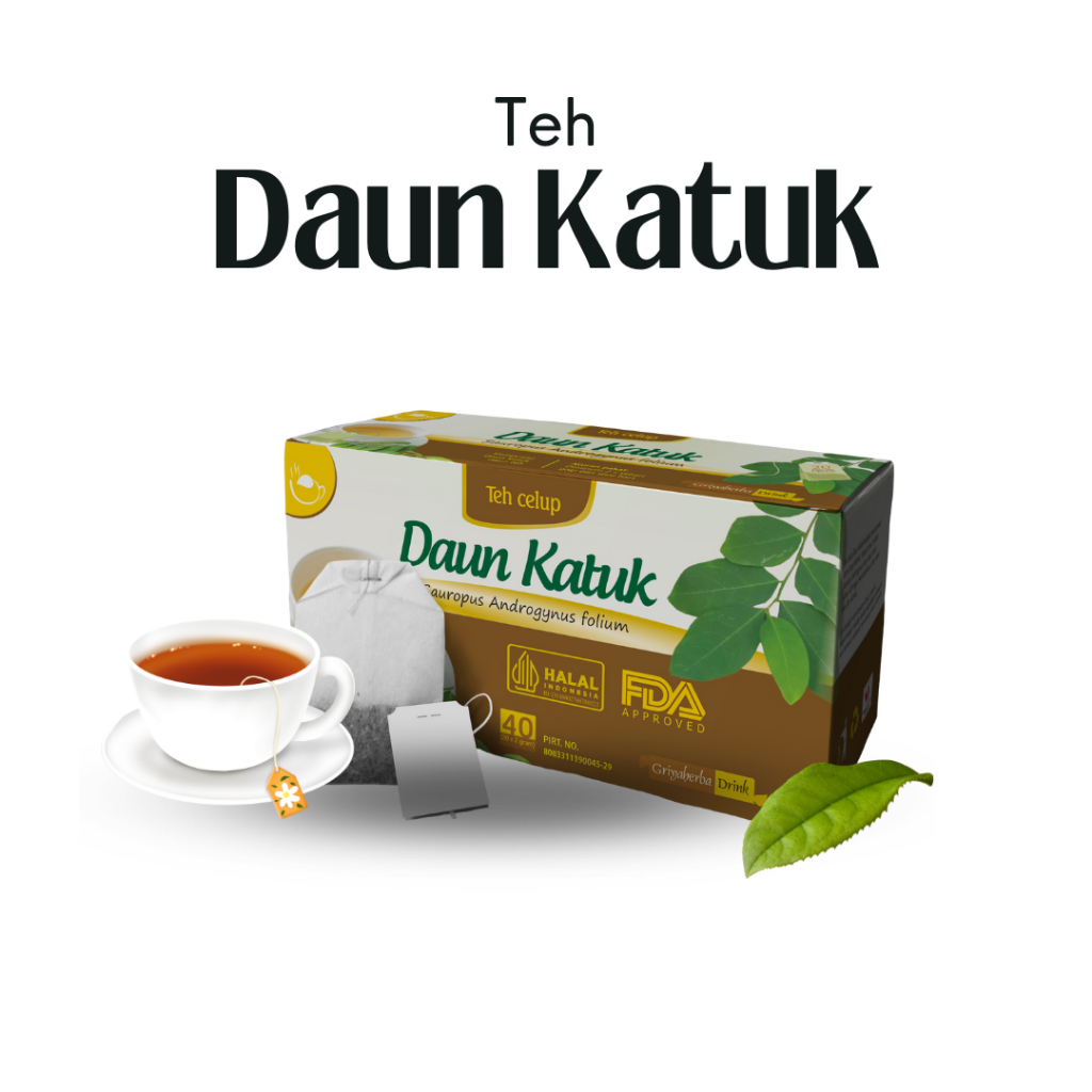 

Minuman Teh Herbal Daun Katuk Griyaherba Meningkatkan produksi ASI Membantu Menurunkan kadar gula darah Halal BPOM