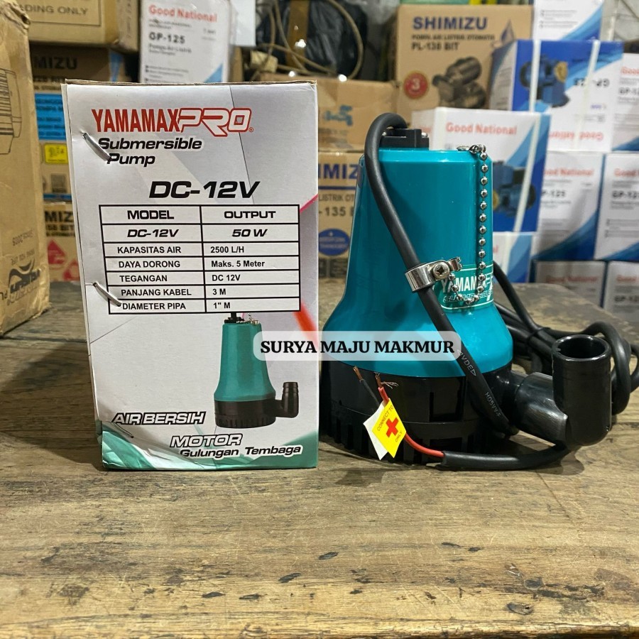 YAMAMAX PRO Pompa Celup DC 12 Volt Air Bersih / DC Submersible Pump pompa celup yamamax pro