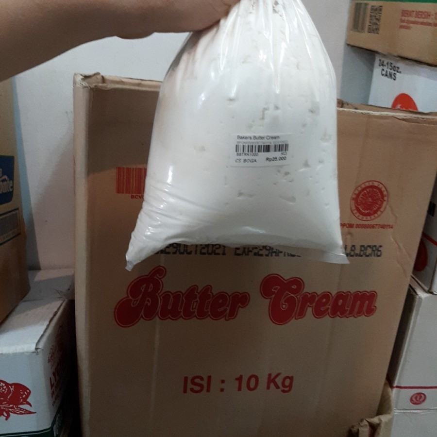 

Butter Cream Siap Pakai Instant Manis Vanilla repack 500gr butter siap pakai