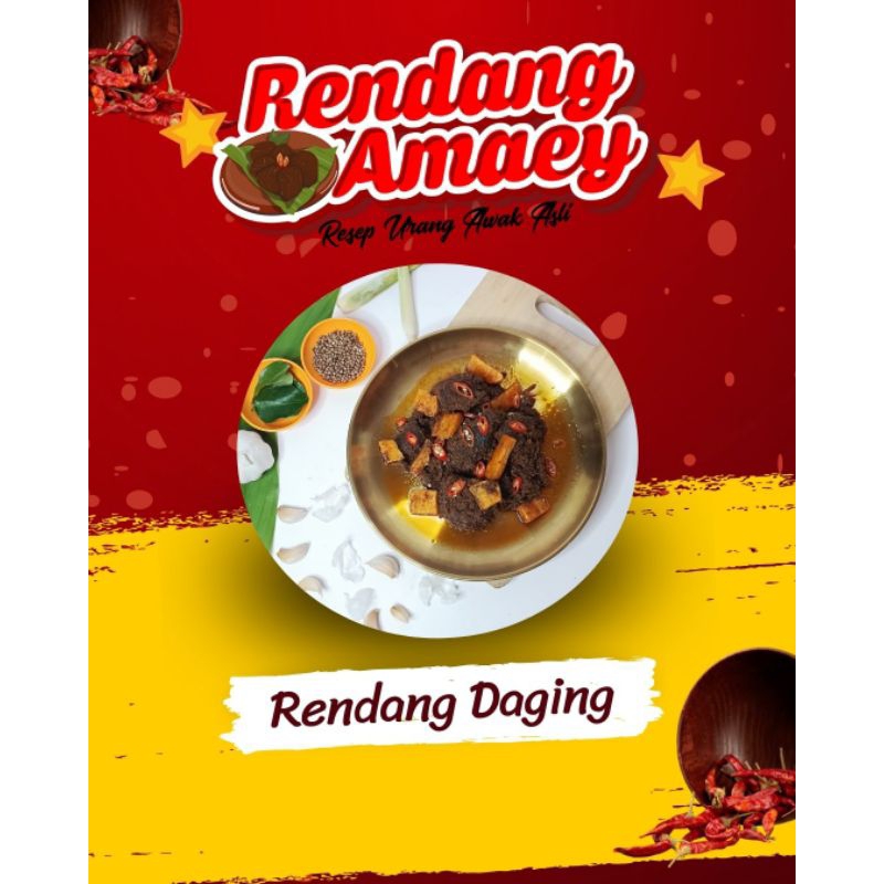 

Rendang Daging-Rendang Amaey