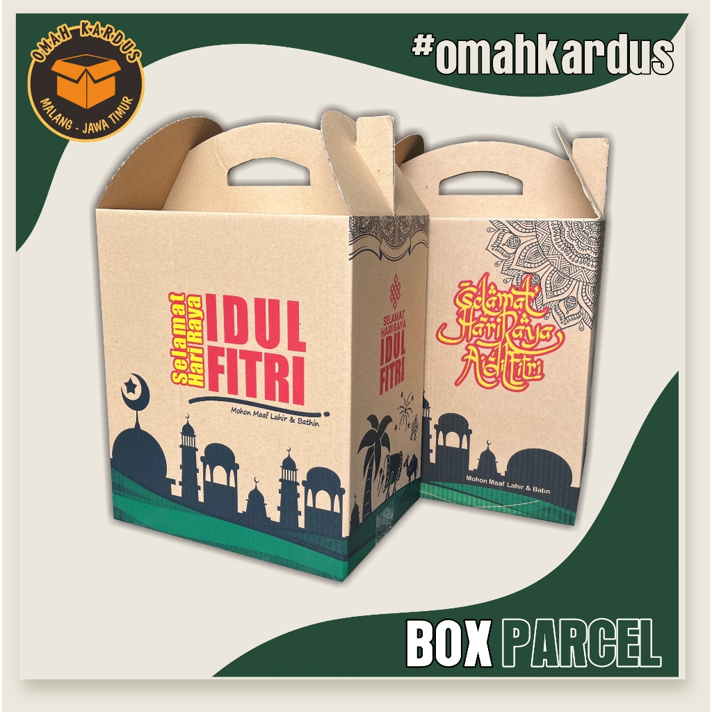 

Box Parcel 30x20x35 cm / KARDUS BOX PARCEL LEBARAN model jinjing / box lebaran / box idulfitri