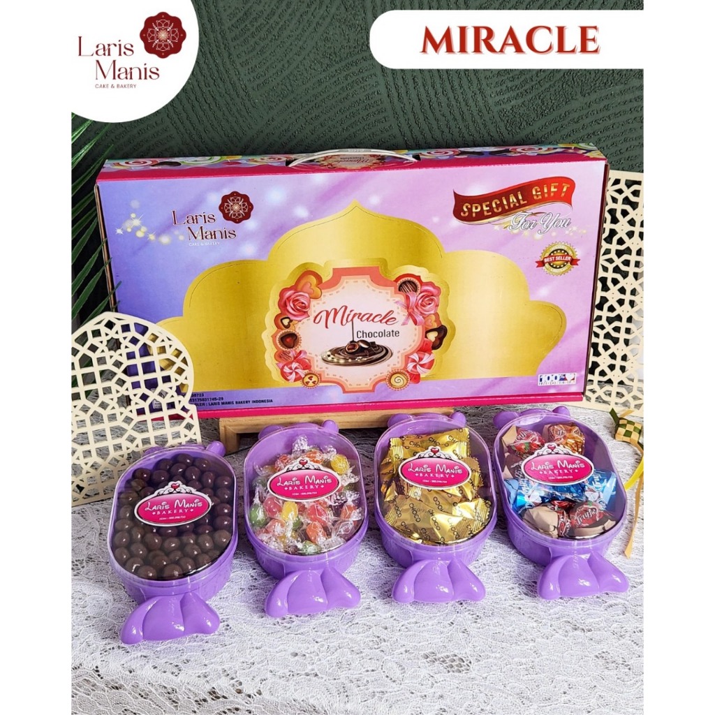 

HAMPERS PAKET COKLAT LEBARAN - 'MIRACLE CHOCOLATE' by Laris Manis