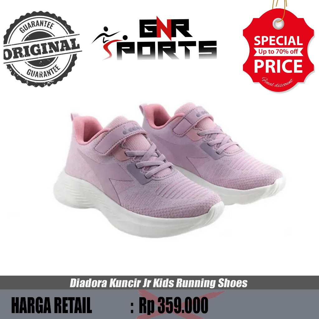 Sepatu Anak Diadora Kuncir Jr Kids Running Shoes Original 100%