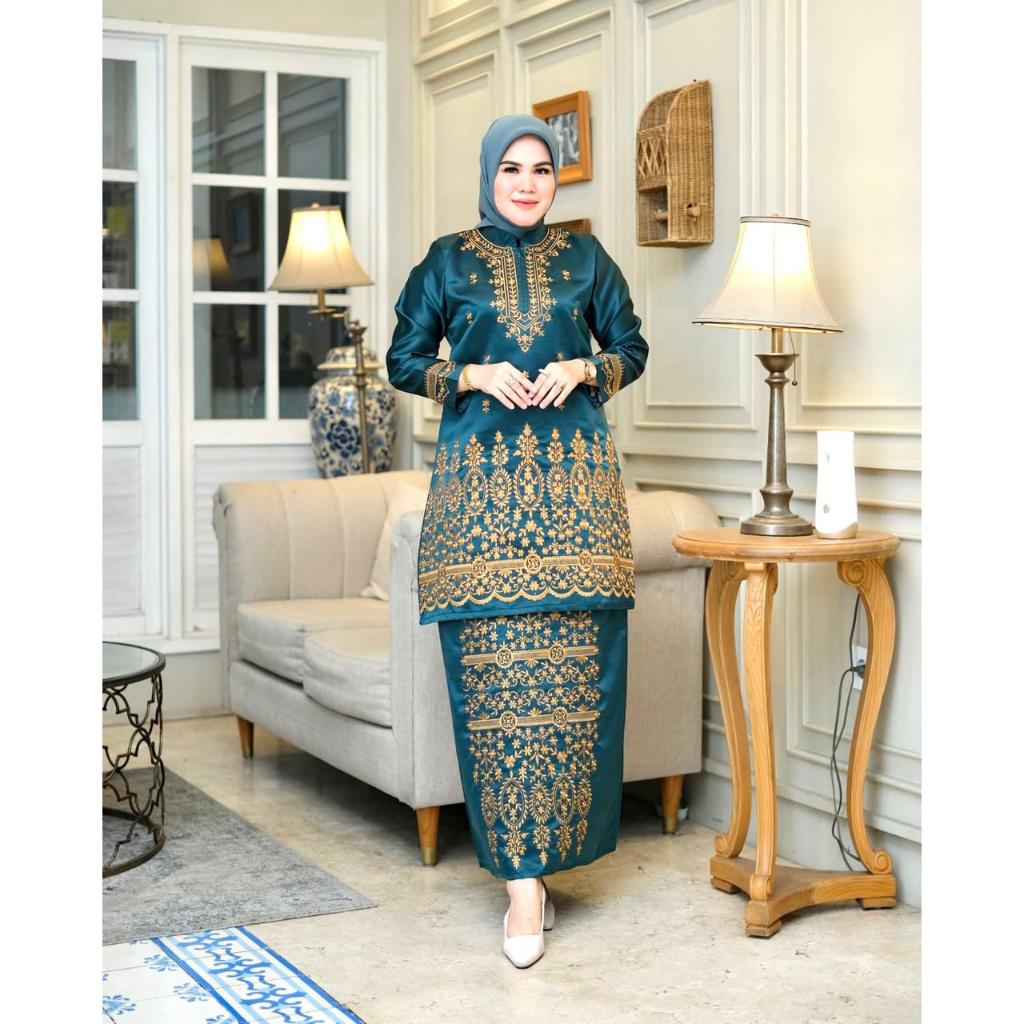 EK-New Set Baju Kurung Bordir - Baju Kurung Modern - Kebaya Modern - Kebaya Baju Kurung Padang - Baj