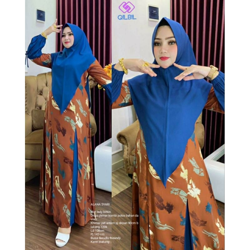 ALANA SYARI HY HASNASANGKA BY IRNA/GAMIS SYARI PRINTING/BUSUI