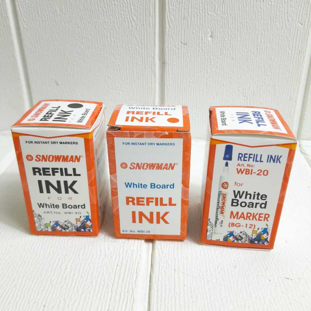 

TINTA SEPIDOL SNOWMAN WHITEBOARD (Bisa Dihapus)