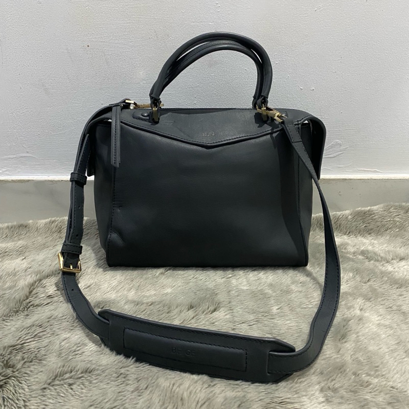 tas jinjing dan selempang abu tua dr be ge