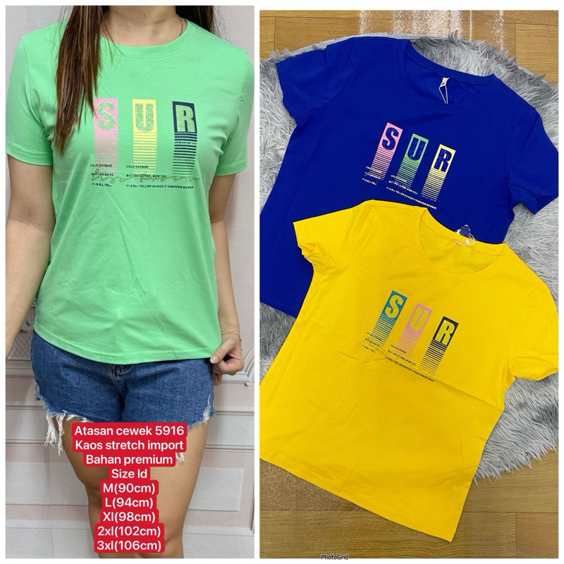 DYA369 BISA COD Kaos kamaya , Olly Beauty ,kaos kamaya ,KemeiNi,Gebeishang,Coca # Bahan Kaos Stretch