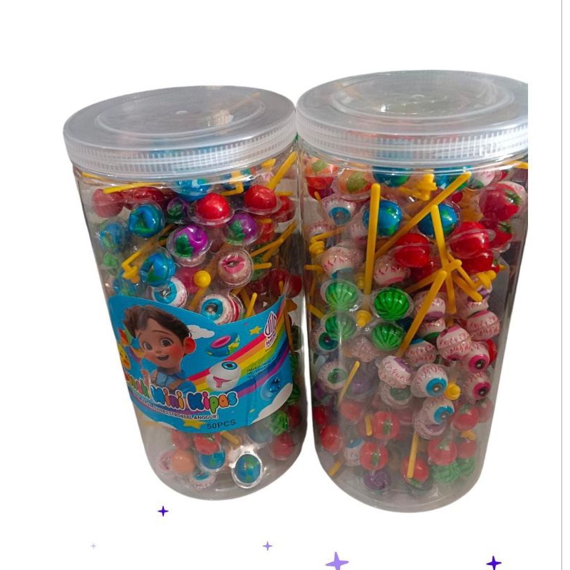 

Permen lunak mini kipas isi 50 pcs pertoples varian mix apel jeruk nanas stroberi anggur