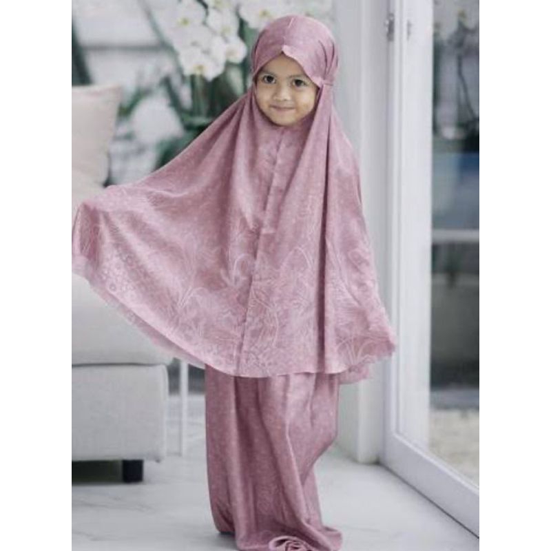 As is Buttonscarves Prayer Robe Kids - Maharani Brown