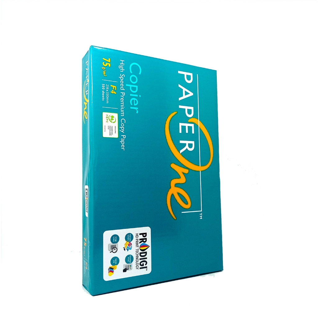

[Instant] PaperOne - Kertas Print Putih F4 75 Gram - BOX