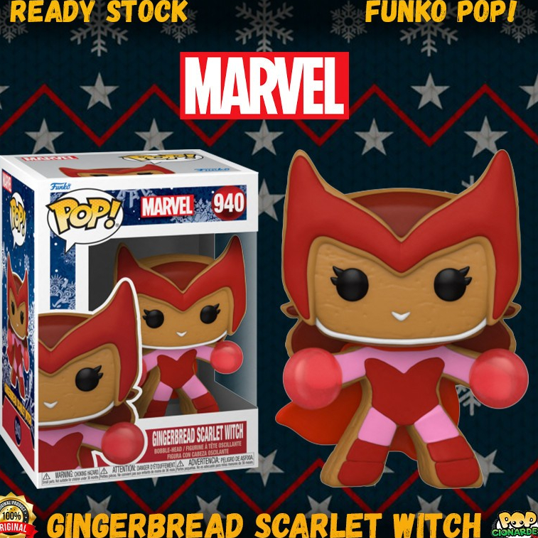 Funko POP Marvel Holiday - Gingerbread Scarlet Witch Wanda #940