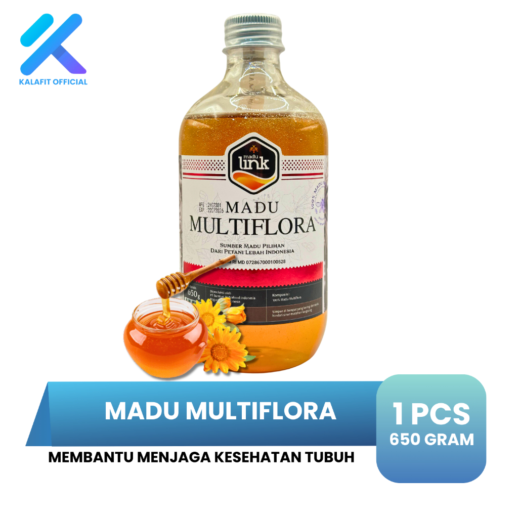 

LINK Madu Multiflora Murni Super 650 gram