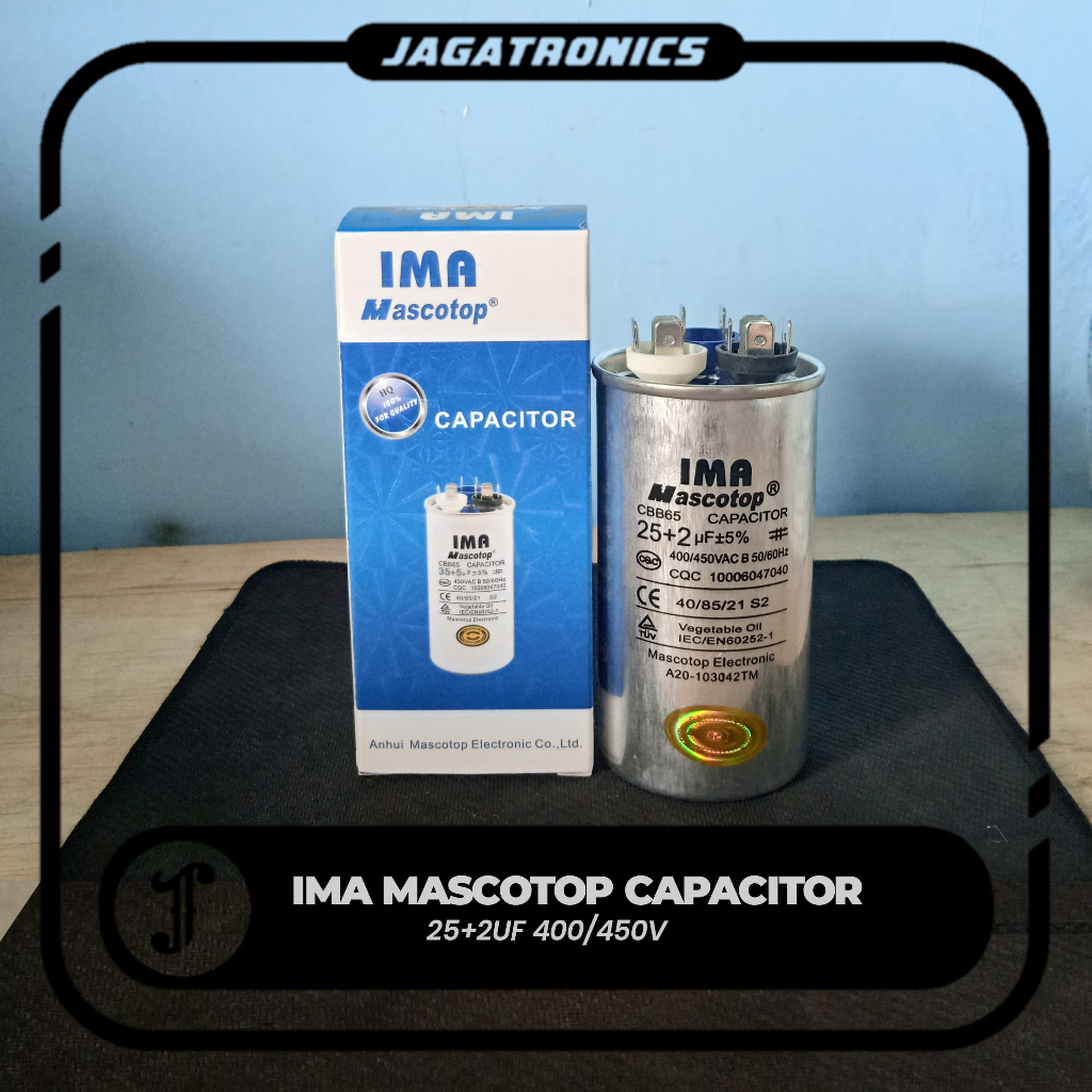 Kapasitor Ac - Capacitor Ac 25+2UF Ima Mascotop