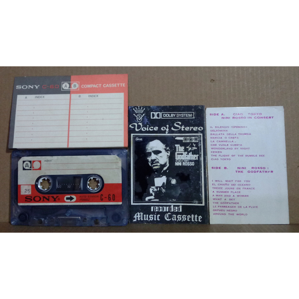 NINI ROSSO - CIAO TOKYO & THE GODFATHER - Kaset