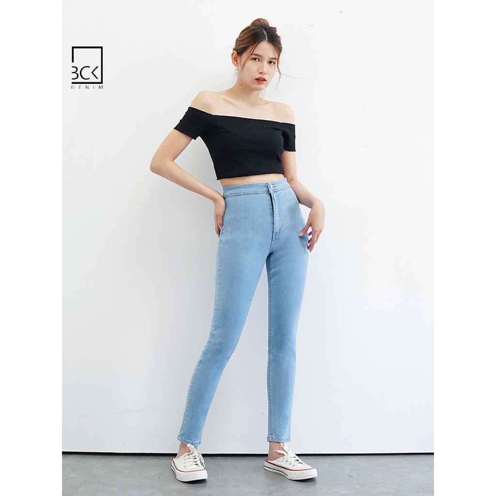 BCK - Arcelia 4 Celana Jeans Highwaist Wanita