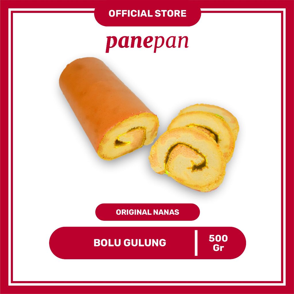 

Bolu Gulung Nanas by Panepan Butter Premium Aneka Flavour