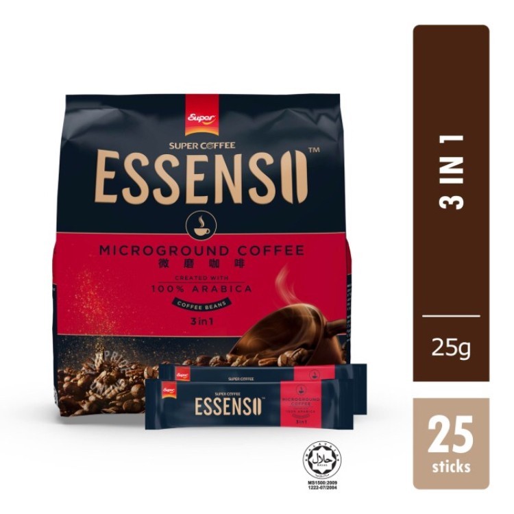 

Super 3 in 1 Instant Microground Coffee Essenso