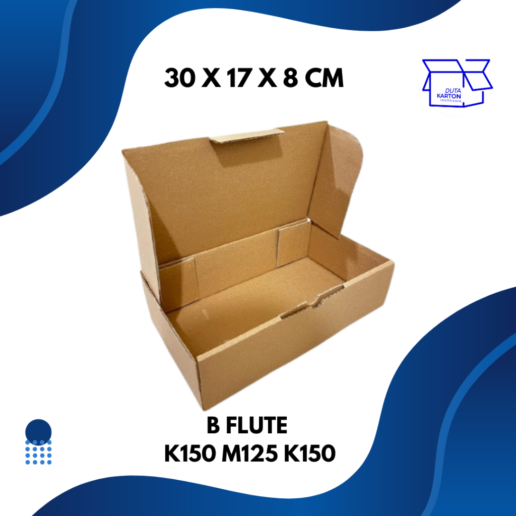 

30X17X8 KARDUS PACKING DIECUT (Min Order 5 pc)