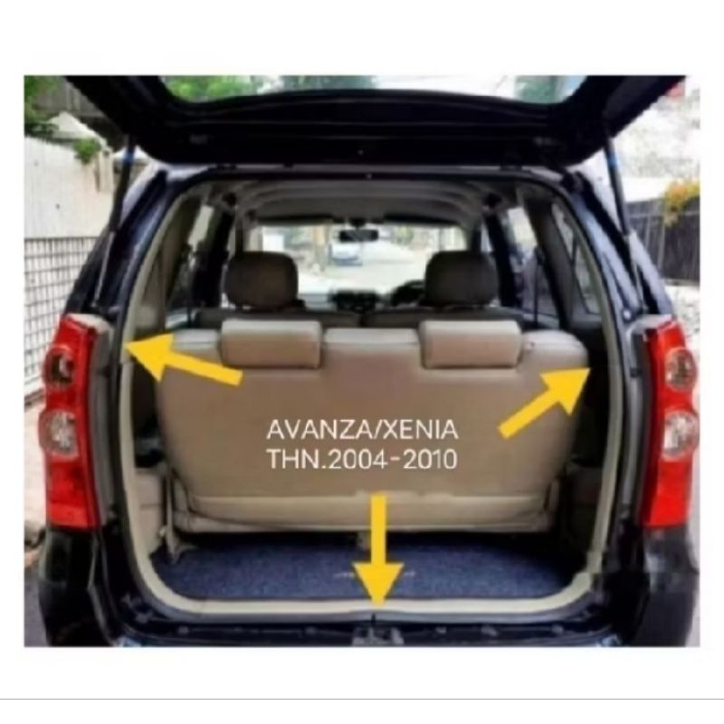 KARET BAGASI PINTU BELAKANG MOBIL AVANZA/XENIA VVT-I OLD