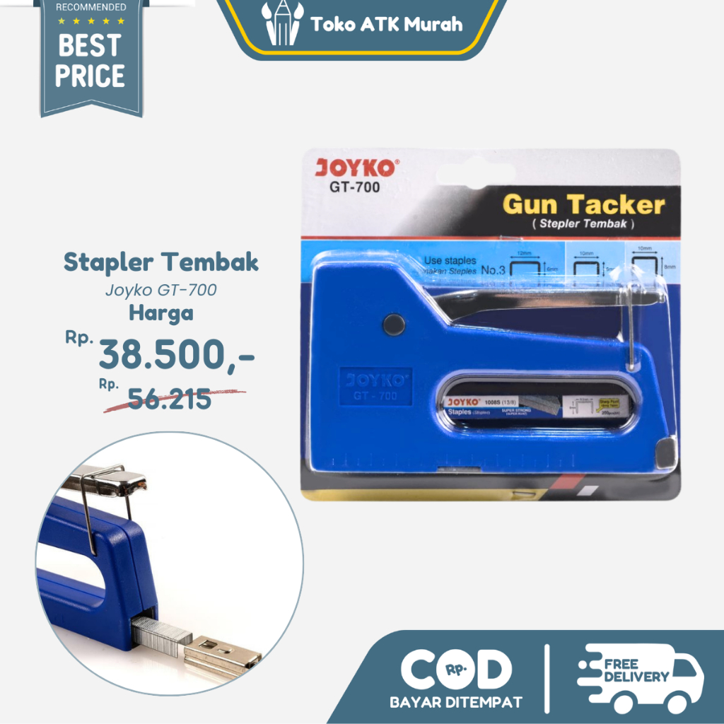 

Gun Tacker Joyko GT-700 Stapler Tembak