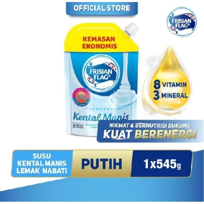 

Frisian Flag Susu Kental Manis 545 gram & 280 gram