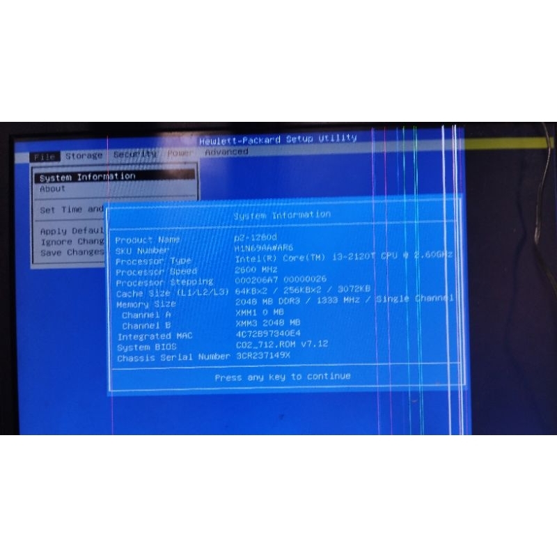 Mainboard mesin Komputer mini PC HP build-up core i3 gen 2 ram 2gb ddr3