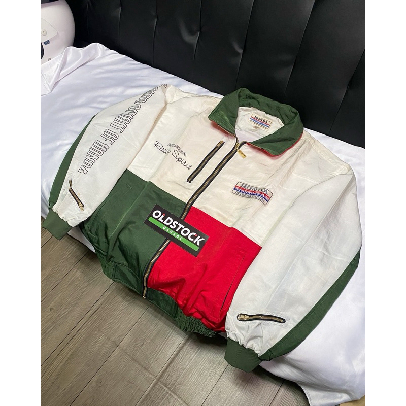 Jacket Racing Vintage Honda Racing Team International Original Langka