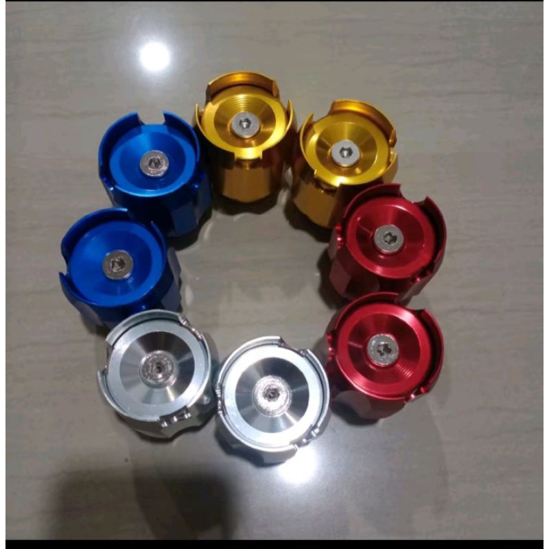 JALU AS RODA DEPAN CNC FUL JUMBO BESAR WARNA 2TONE PELANGI/FULL WARNA BESI VARIASI AKSESORIS MOTOR U
