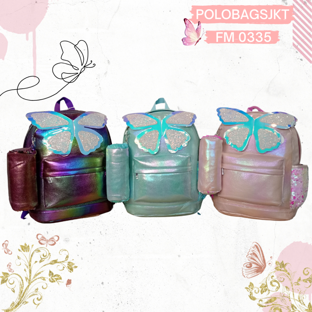 FM0335-Tas Anak Perempuan Import Tas Anak Sekolah, Jalan