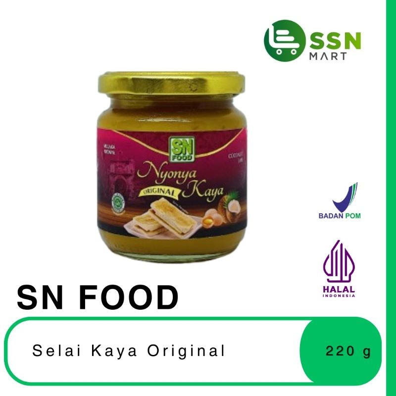 

SSNMart SN Food Selai Kaya Original 220g