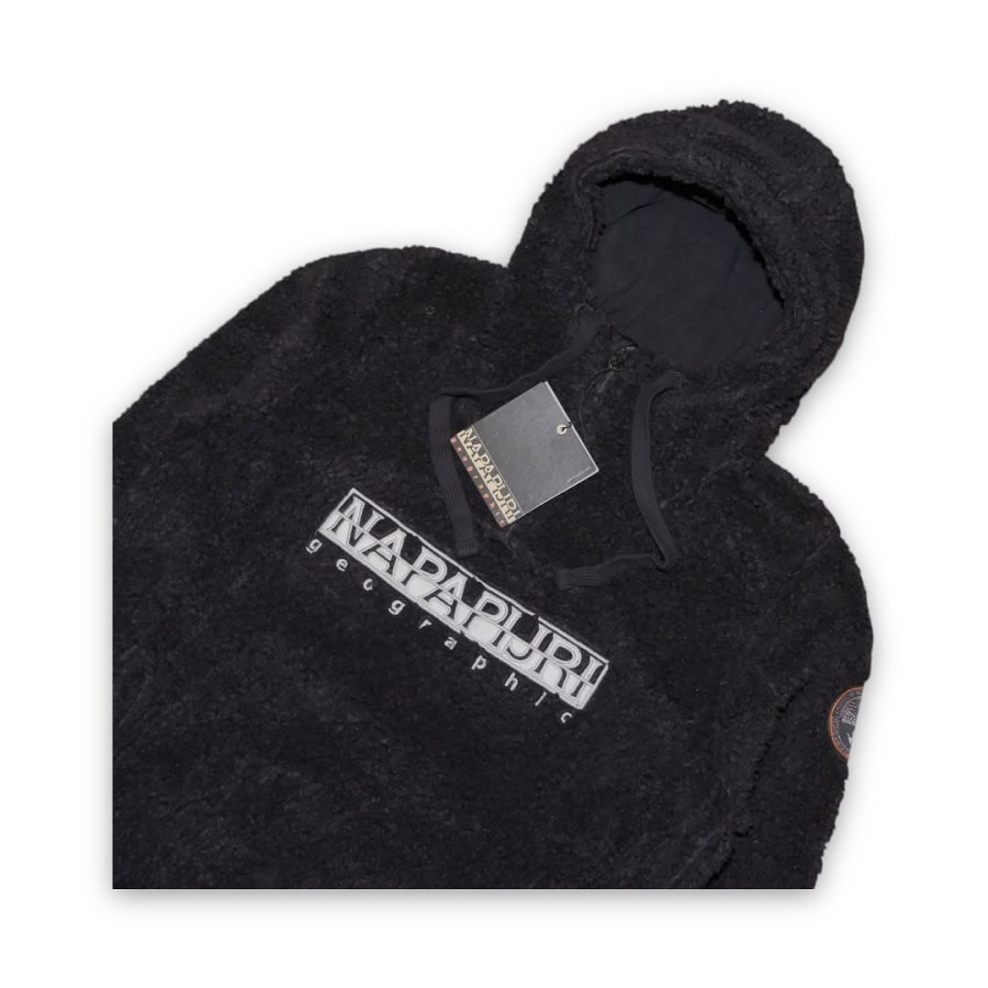 Napapijri Popover Hooded Fleece (Black) Original